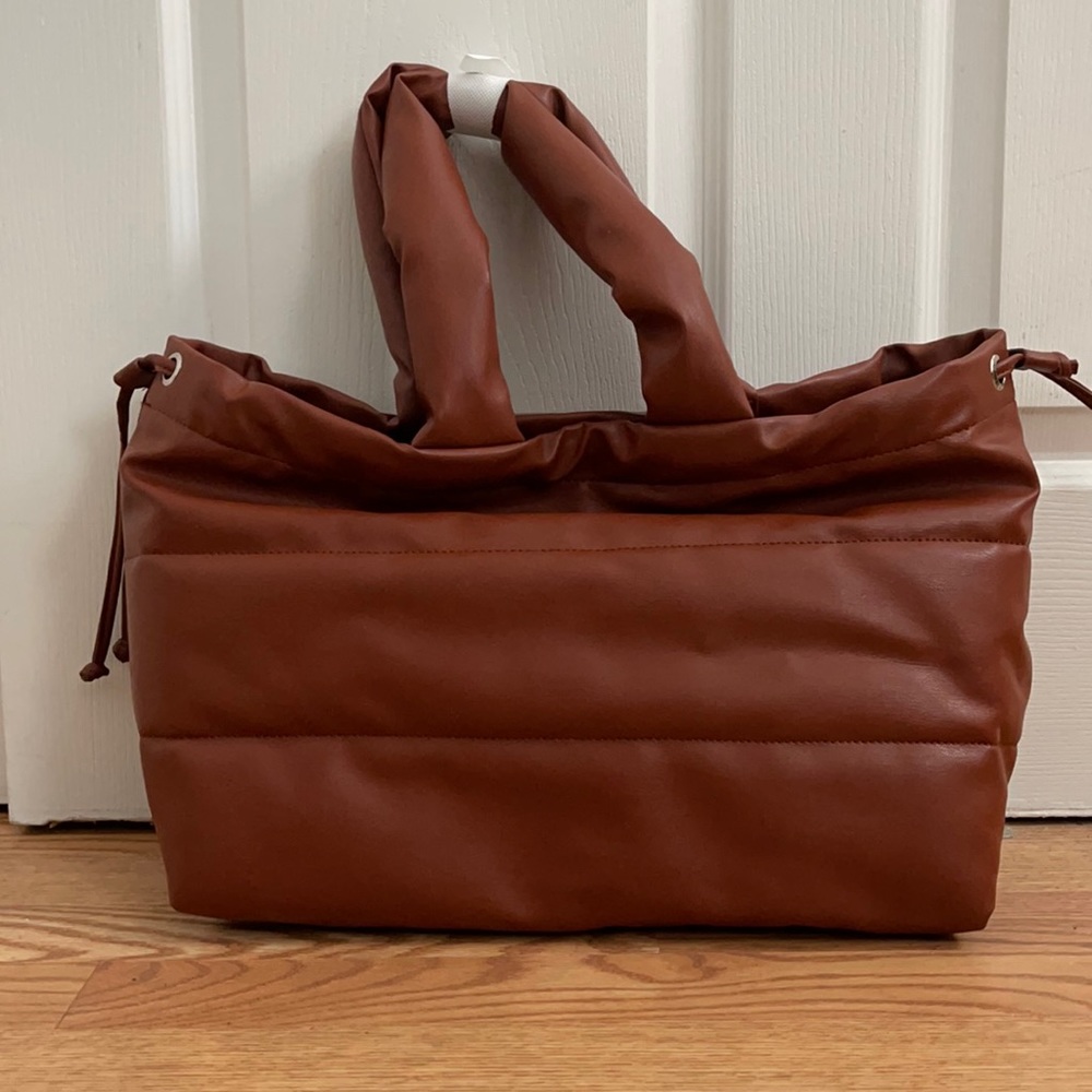 H&M Brown Tote Bag